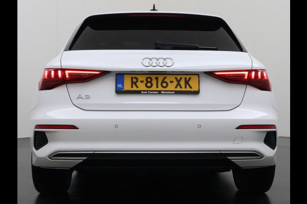 Audi A3 Sportback 30TFSI m.Hybrid Automaat Apple Carplay Android Auto Adap.Cruise Navi Ecc Sportstoelen Pdc Cruise Control Advanced Edit Privacy Glas Lmv Led DAB Wifi Regensensor Rijstrooksensor Virtual Cockpit 1e Eigenaar Origineel Nederlandse Auto