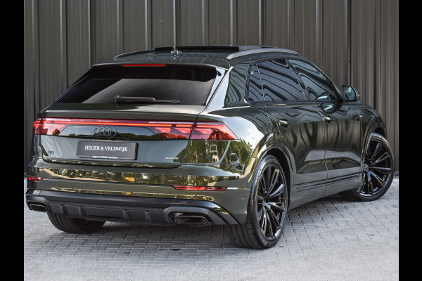 Audi Q8 60 TFSI e quattro Pro Line S Competition | B&O advanced | Audi exclusive | 5 jaar garantie | Panoramadak | massage stoelen | 4 wiel besturing | Alcantara hemel | Soft-close | Elektr. Trekhaak | Achteras besturing | Oled achterlichte