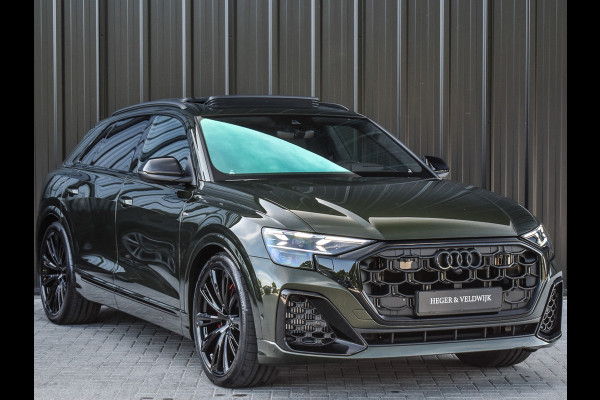 Audi Q8 60 TFSI e quattro Pro Line S Competition | B&O advanced | Audi exclusive | 5 jaar garantie | Panoramadak | massage stoelen | 4 wiel besturing | Alcantara hemel | Soft-close | Elektr. Trekhaak | Achteras besturing | Oled achterlichte