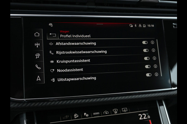 Audi Q8 60 TFSI e quattro | Audi Exclusive | B&O Advanced | S-seats met massage | Achteras besturing | Soft close | Adaptive cruise | Carbon inleg | Ambiance interieur | 360 camera | Verwarmbaar stuurwiel | Trekhaak