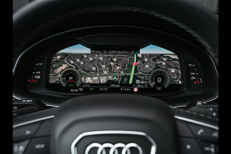 Audi Q8 60 TFSI e quattro | Audi Exclusive | B&O Advanced | S-seats met massage | Achteras besturing | Soft close | Adaptive cruise | Carbon inleg | Ambiance interieur | 360 camera | Verwarmbaar stuurwiel | Trekhaak