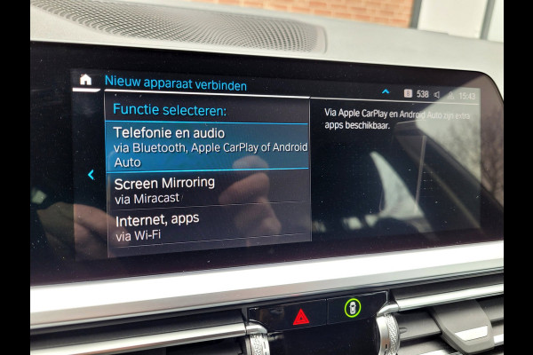 BMW 3 Serie 330E XDRIVE Sport - 360-cam, HUD, Laser, Drive Assist, Trekhaak, Keyless (292PK 1e Eig. BTW)