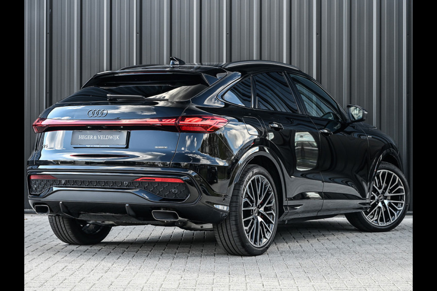 Audi Q5 Sportback 2.0 TFSI e-hybrid quattro S edition Competition | Stoel massage | Tech pro | Luchtvering | 5jaar fabrieksgarantie | Trekhaak | B&O sound | Head-up | Adaptive cruise | 360 camera | Passagiers display
