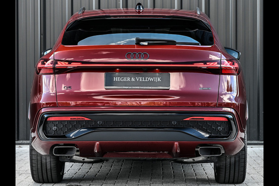Audi Q5 Sportback 2.0 TFSI e-hybrid quattro S edition Competition 367pk | Stoel massage | Tech pro | Luchtvering | 5jaar fabrieksgarantie | Trekhaak | B&O sound | Head-up | Adaptive cruise | 360 camera | Passagiers display