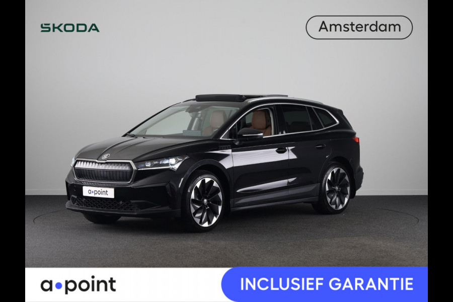 Škoda ENYAQ iV 80 Business Edition Plus 204pk | SOH 97% | Panoramadak | Lederen bekleding | Trekhaak | Adaptieve cruise controle