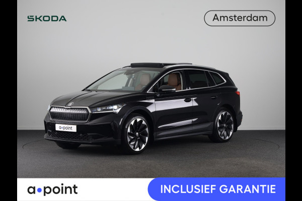 Škoda ENYAQ iV 80 Business Edition Plus 204pk | SOH 97% | Panoramadak | Lederen bekleding | Trekhaak | Adaptieve cruise controle