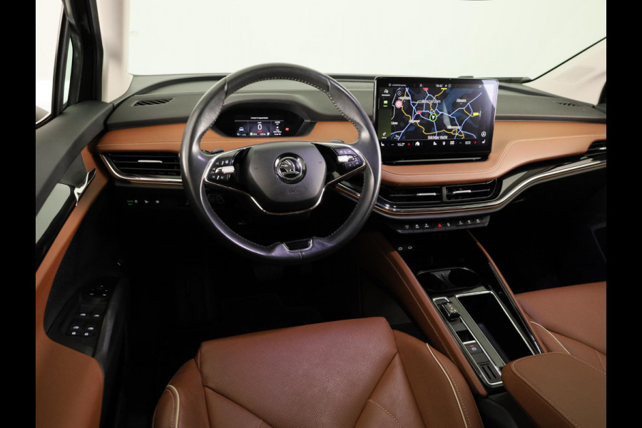 Škoda ENYAQ iV 80 Business Edition Plus 204pk | SOH 97% | Panoramadak | Lederen bekleding | Trekhaak | Adaptieve cruise controle