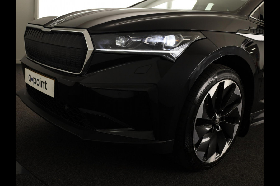Škoda ENYAQ iV 80 Business Edition Plus 204pk | SOH 97% | Panoramadak | Lederen bekleding | Trekhaak | Adaptieve cruise controle