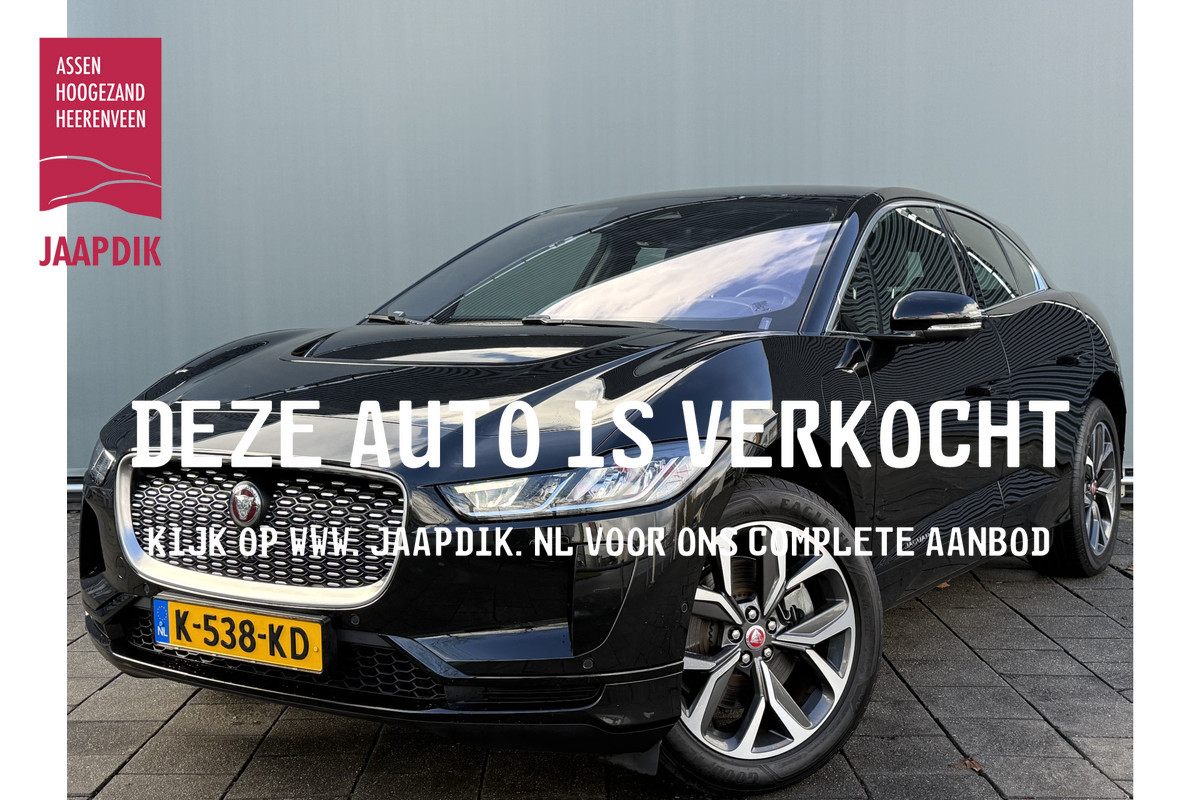 Jaguar I-PACE BWJ 12-2020 | SOH90,4% 3FASE EV320 S Business Pack 90 kWh | LEER | 360 CAMERA | 20'' LMV | CLIMA | NAVI | STOELVERW | CARPLAY