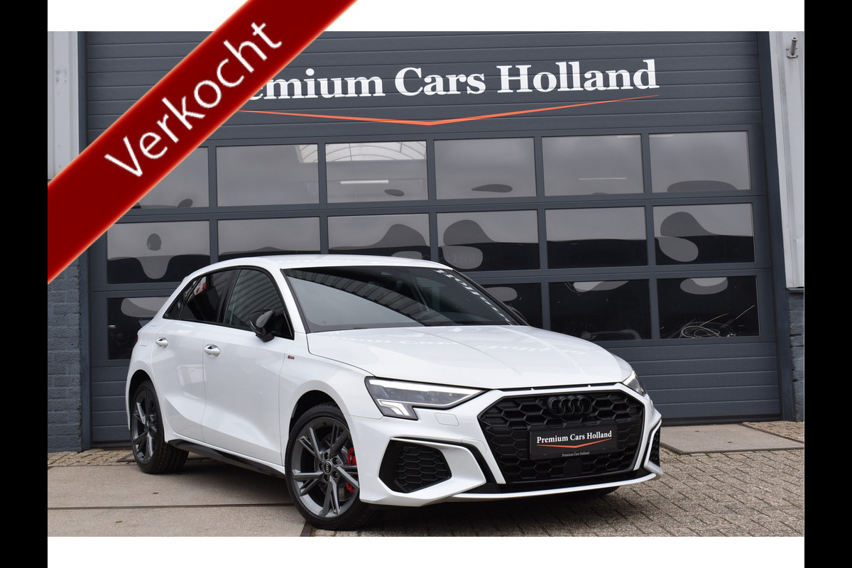 Audi A3 Sportback 45 TFSI e S-Line 245 Pk RS-Stoel Rood Stiksel B&O Camera Massage ACC 18 Inch RS3