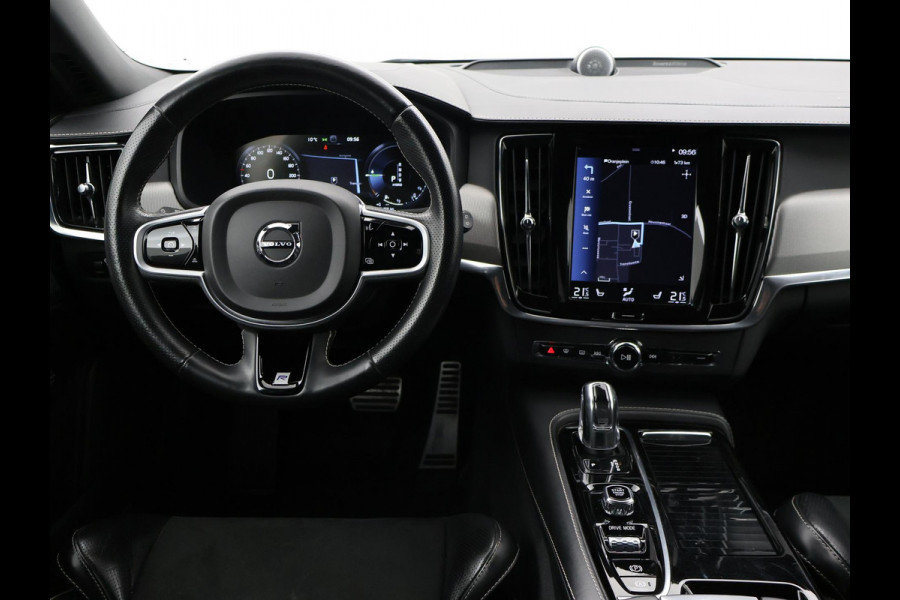 Volvo V90 2.0 T8 AWD 390 PK R-DESIGN + BOWERS & WILKINS | HEAD-UP | ELEK. TREKHAAK | INSCRIPTION BURSTING BLUE METALLIC