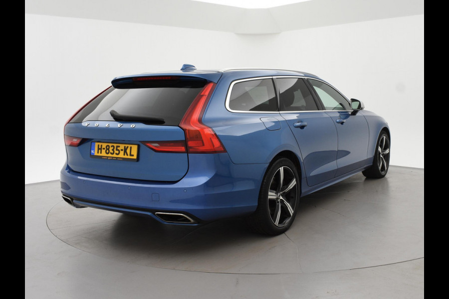 Volvo V90 2.0 T8 AWD 390 PK R-DESIGN + BOWERS & WILKINS | HEAD-UP | ELEK. TREKHAAK | INSCRIPTION BURSTING BLUE METALLIC