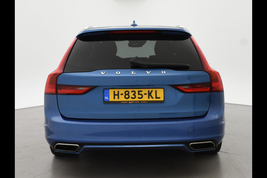 Volvo V90 2.0 T8 AWD 390 PK R-DESIGN + BOWERS & WILKINS | HEAD-UP | ELEK. TREKHAAK | INSCRIPTION BURSTING BLUE METALLIC