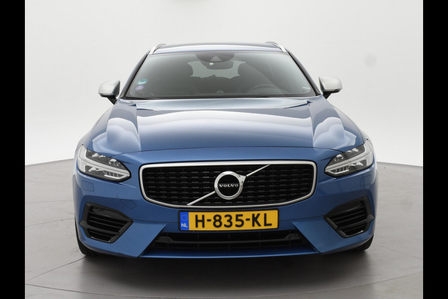 Volvo V90 2.0 T8 AWD 390 PK R-DESIGN + BOWERS & WILKINS | HEAD-UP | ELEK. TREKHAAK | INSCRIPTION BURSTING BLUE METALLIC