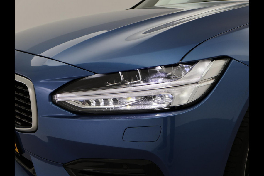 Volvo V90 2.0 T8 AWD 390 PK R-DESIGN + BOWERS & WILKINS | HEAD-UP | ELEK. TREKHAAK | INSCRIPTION BURSTING BLUE METALLIC