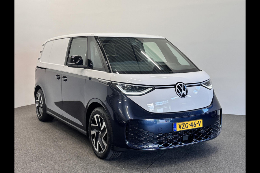 Volkswagen ID. Buzz Cargo 77 kWh Nieuwprijs €71233! Airco Navi Wireless Carplay IQ Light 20" LM Velgen Adaptive Cruise Control PDC VA + Camera Stoelverwarming Voorruit verwarming 3-Zits