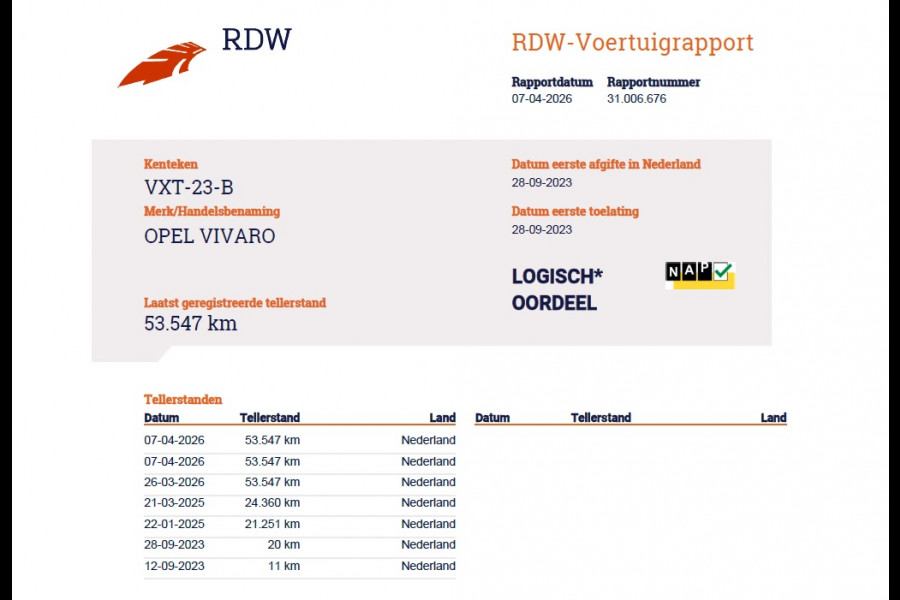 Opel Vivaro 2.0D 145PK L3 Dubbele Cabine 6-Persoons Trekhaak Euro 6 Airco Navi Apple Carplay Android Auto Cruise Control Bluetooth Pdc Betonplex Lat om lat Achterdeuren DAB Privacy Glas 1e Eigenaar Origineel Nederlandse Auto Dealeronderhouden