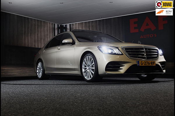 Mercedes-Benz S-Klasse S500 4MATIC Lang AMG Line / Acc / Lane Assist / Dode Hoek / 360 Camera / Chauffeurspakket / Schermen / Pano / Led