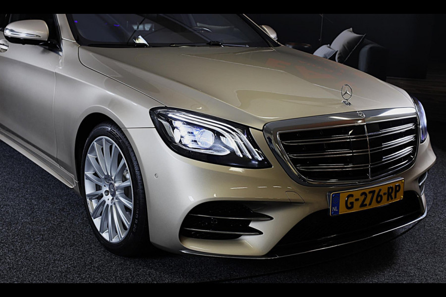 Mercedes-Benz S-Klasse S500 4MATIC Lang AMG Line / Acc / Lane Assist / Dode Hoek / 360 Camera / Chauffeurspakket / Schermen / Pano / Led