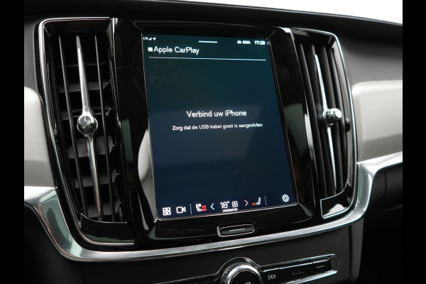 Volvo V90 T6 AWD Ultimate Bright PHEV 350pk | Panodak | Adaptive Cruise | Camera | Harman / Kardon | Lederen Sportstoelen Memory & Verwarmd | Google Assistent | Keyless | Stuur Verwarmd | Blis | Apple Carplay | DAB | Virtual | Plug In Hybrid |