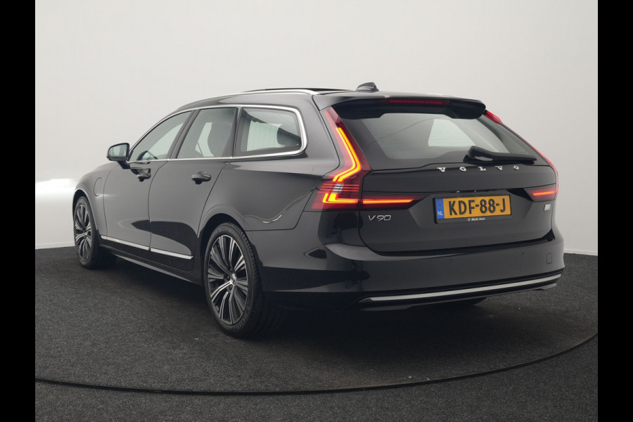 Volvo V90 T6 AWD Ultimate Bright PHEV 350pk | Panodak | Adaptive Cruise | Camera | Harman / Kardon | Lederen Sportstoelen Memory & Verwarmd | Google Assistent | Keyless | Stuur Verwarmd | Blis | Apple Carplay | DAB | Virtual | Plug In Hybrid |
