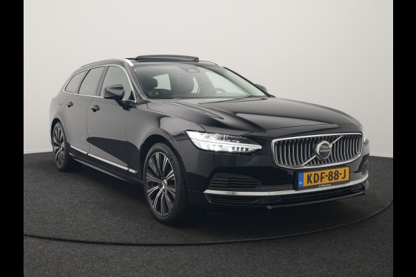 Volvo V90 T6 AWD Ultimate Bright PHEV 350pk | Panodak | Adaptive Cruise | Camera | Harman / Kardon | Lederen Sportstoelen Memory & Verwarmd | Google Assistent | Keyless | Stuur Verwarmd | Blis | Apple Carplay | DAB | Virtual | Plug In Hybrid |