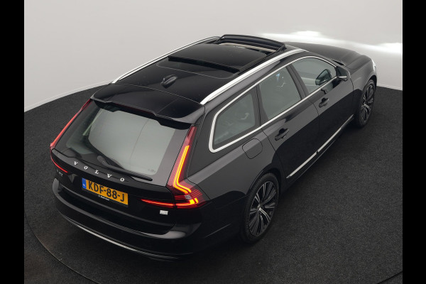 Volvo V90 T6 AWD Ultimate Bright PHEV 350pk | Panodak | Adaptive Cruise | Camera | Harman / Kardon | Lederen Sportstoelen Memory & Verwarmd | Google Assistent | Keyless | Stuur Verwarmd | Blis | Apple Carplay | DAB | Virtual | Plug In Hybrid |