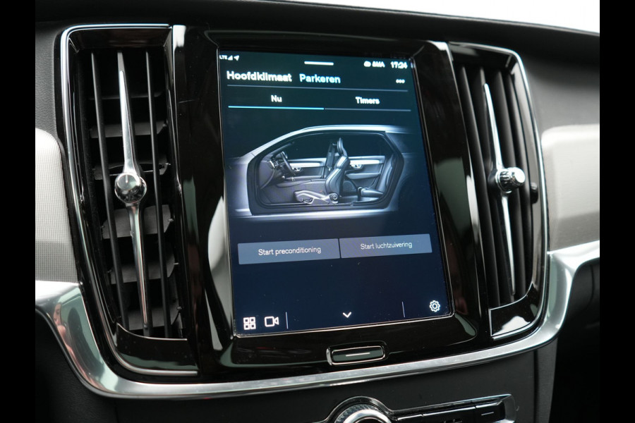 Volvo V90 T6 AWD Ultimate Bright PHEV 350pk | Panodak | Adaptive Cruise | Camera | Harman / Kardon | Lederen Sportstoelen Memory & Verwarmd | Google Assistent | Keyless | Stuur Verwarmd | Blis | Apple Carplay | DAB | Virtual | Plug In Hybrid |