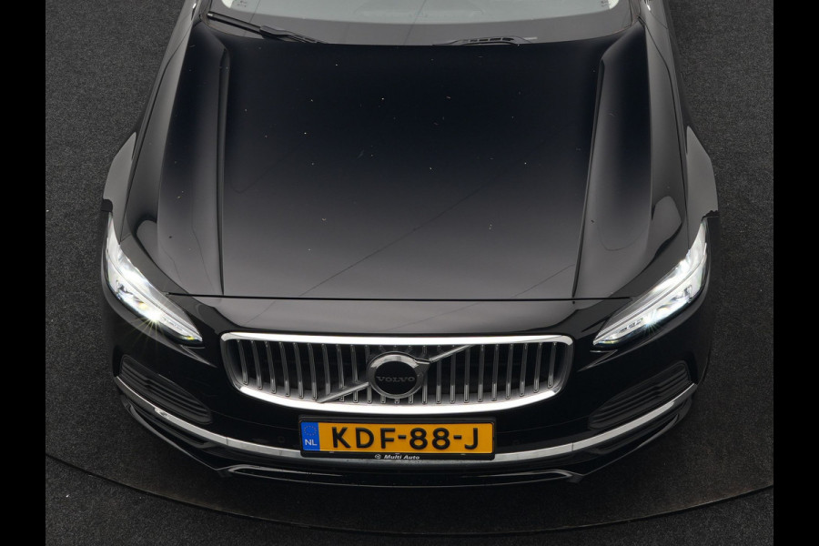 Volvo V90 T6 AWD Ultimate Bright PHEV 350pk | Panodak | Adaptive Cruise | Camera | Harman / Kardon | Lederen Sportstoelen Memory & Verwarmd | Google Assistent | Keyless | Stuur Verwarmd | Blis | Apple Carplay | DAB | Virtual | Plug In Hybrid |
