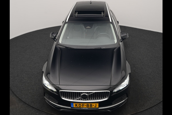Volvo V90 T6 AWD Ultimate Bright PHEV 350pk | Panodak | Adaptive Cruise | Camera | Harman / Kardon | Lederen Sportstoelen Memory & Verwarmd | Google Assistent | Keyless | Stuur Verwarmd | Blis | Apple Carplay | DAB | Virtual | Plug In Hybrid |