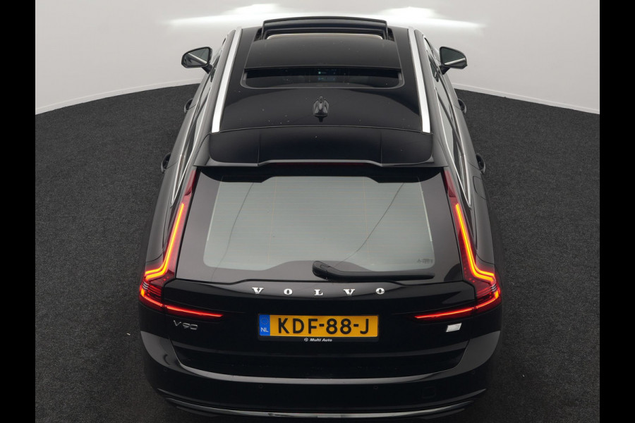 Volvo V90 T6 AWD Ultimate Bright PHEV 350pk | Panodak | Adaptive Cruise | Camera | Harman / Kardon | Lederen Sportstoelen Memory & Verwarmd | Google Assistent | Keyless | Stuur Verwarmd | Blis | Apple Carplay | DAB | Virtual | Plug In Hybrid |