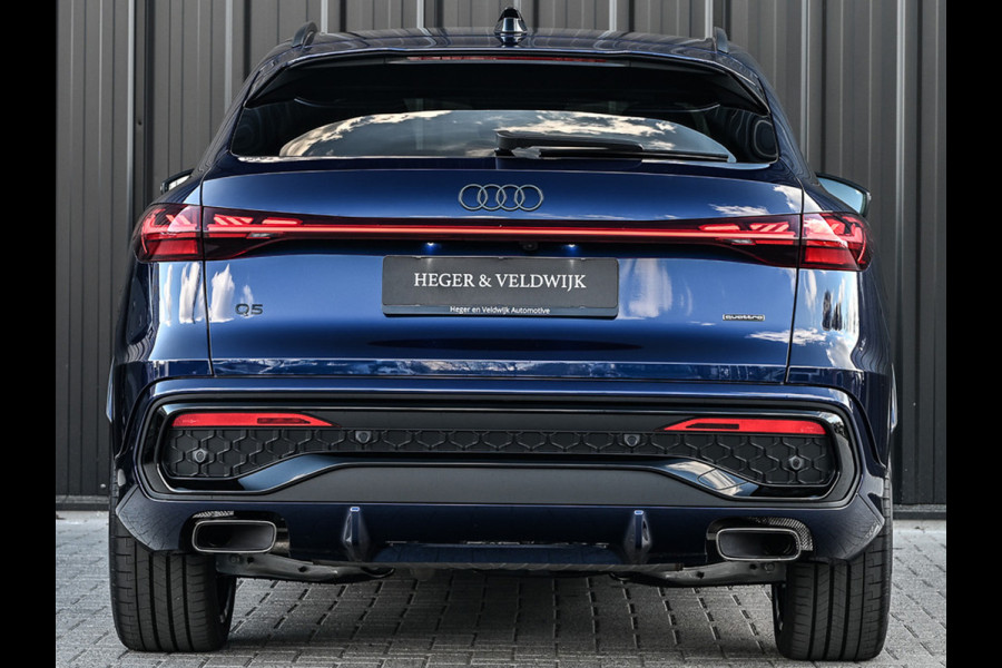 Audi Q5 Sportback 2.0 TFSI e-hybrid quattro S edition Competition 367pk | Stoel massage | Tech pro | Luchtvering | 5jaar fabrieksgarantie | Trekhaak | B&O sound | Head-up | Adaptive cruise | 360 camera | Passagiers display