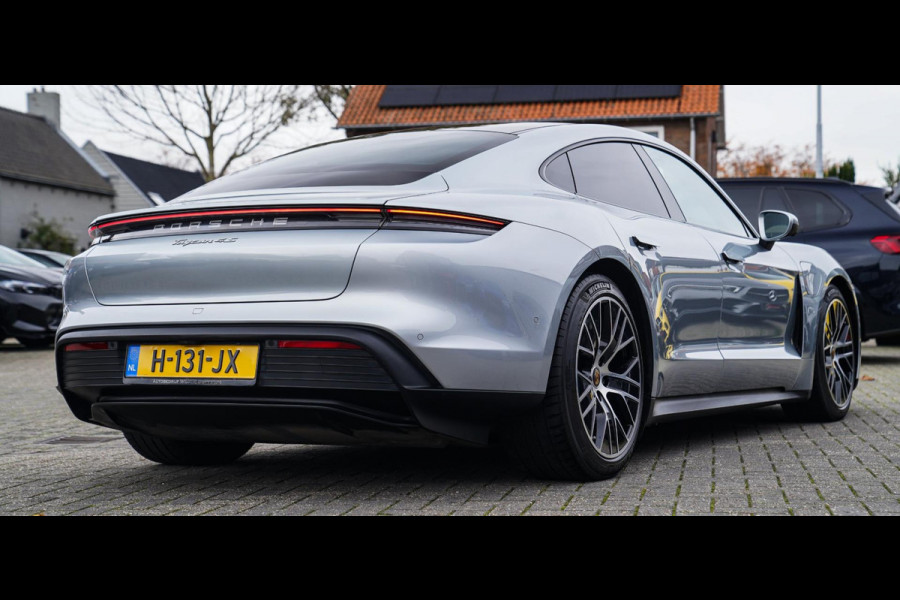 Porsche Taycan 4S 79 kWh | Panorama sunroof | 360 camera | Luchtvering | Innodrive | Dealer onderhouden | Luxe Leder | SPORT | LED
