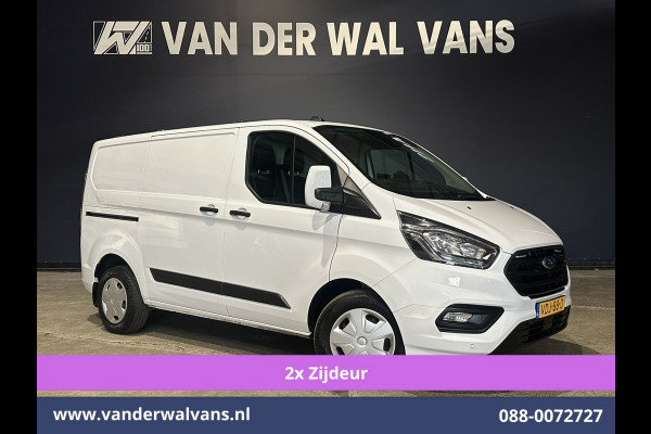 Ford Transit Custom 2.0 TDCI 130pk L1H1 Euro6 Airco | 2x zijdeur | Camera | Apple Carplay | LED | 2500kg Trekhaak Android Auto, Cruisecontrol, Verwarmde voorruit, Parkeersensoren, Bijrijdersbank