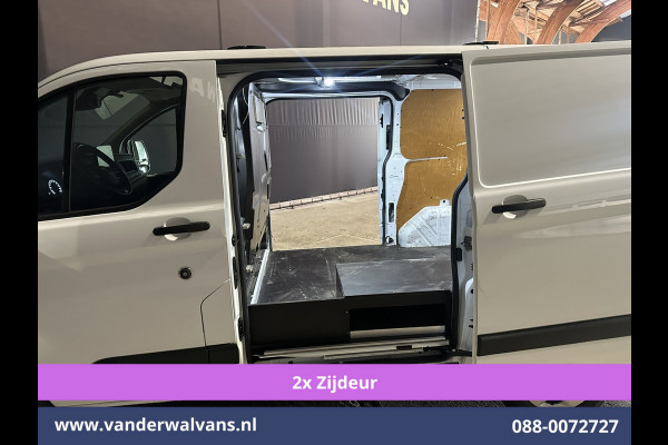 Ford Transit Custom 2.0 TDCI 130pk L1H1 Euro6 Airco | 2x zijdeur | Camera | Apple Carplay | LED | 2500kg Trekhaak Android Auto, Cruisecontrol, Verwarmde voorruit, Parkeersensoren, Bijrijdersbank