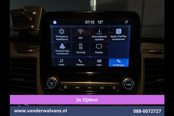 Ford Transit Custom 2.0 TDCI 130pk L1H1 Euro6 Airco | 2x zijdeur | Camera | Apple Carplay | LED | 2500kg Trekhaak Android Auto, Cruisecontrol, Verwarmde voorruit, Parkeersensoren, Bijrijdersbank