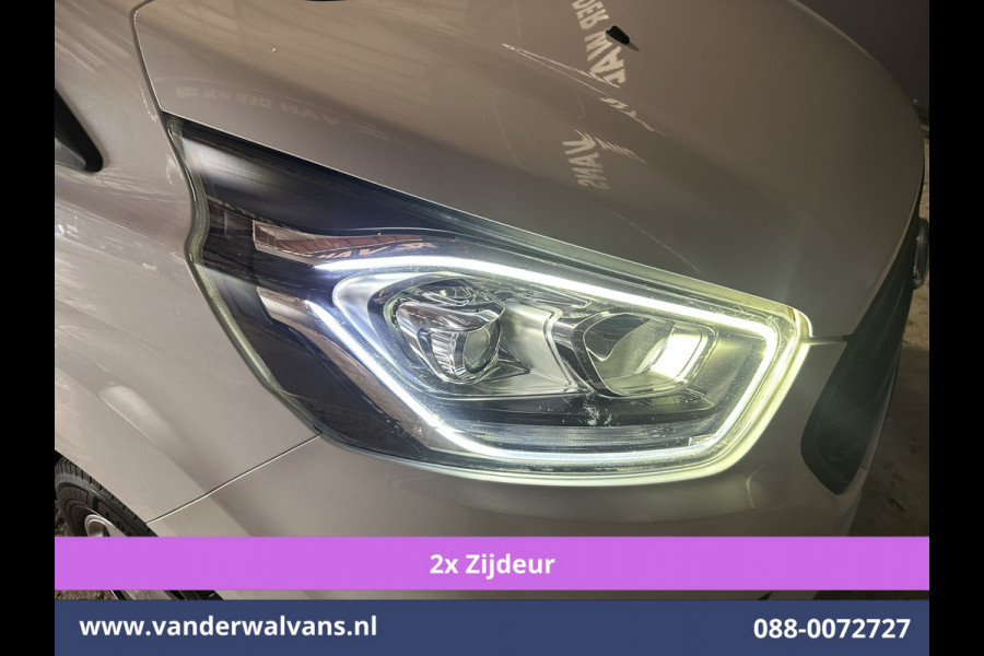 Ford Transit Custom 2.0 TDCI 130pk L1H1 Euro6 Airco | 2x zijdeur | Camera | Apple Carplay | LED | 2500kg Trekhaak Android Auto, Cruisecontrol, Verwarmde voorruit, Parkeersensoren, Bijrijdersbank
