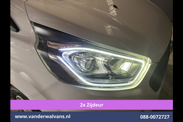 Ford Transit Custom 2.0 TDCI 130pk L1H1 Euro6 Airco | 2x zijdeur | Camera | Apple Carplay | LED | 2500kg Trekhaak Android Auto, Cruisecontrol, Verwarmde voorruit, Parkeersensoren, Bijrijdersbank