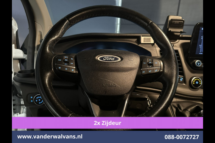 Ford Transit Custom 2.0 TDCI 130pk L1H1 Euro6 Airco | 2x zijdeur | Camera | Apple Carplay | LED | 2500kg Trekhaak Android Auto, Cruisecontrol, Verwarmde voorruit, Parkeersensoren, Bijrijdersbank