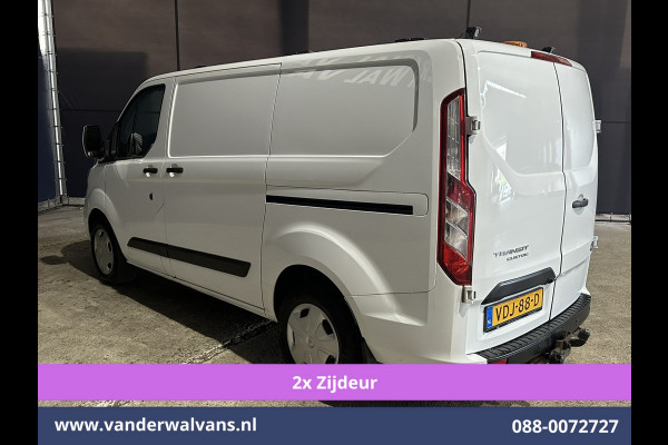 Ford Transit Custom 2.0 TDCI 130pk L1H1 Euro6 Airco | 2x zijdeur | Camera | Apple Carplay | LED | 2500kg Trekhaak Android Auto, Cruisecontrol, Verwarmde voorruit, Parkeersensoren, Bijrijdersbank