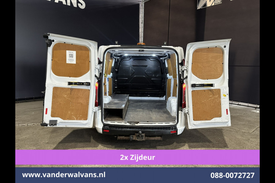 Ford Transit Custom 2.0 TDCI 130pk L1H1 Euro6 Airco | 2x zijdeur | Camera | Apple Carplay | LED | 2500kg Trekhaak Android Auto, Cruisecontrol, Verwarmde voorruit, Parkeersensoren, Bijrijdersbank