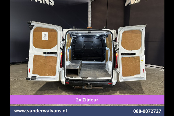 Ford Transit Custom 2.0 TDCI 130pk L1H1 Euro6 Airco | 2x zijdeur | Camera | Apple Carplay | LED | 2500kg Trekhaak Android Auto, Cruisecontrol, Verwarmde voorruit, Parkeersensoren, Bijrijdersbank