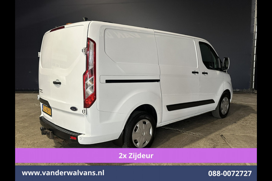 Ford Transit Custom 2.0 TDCI 130pk L1H1 Euro6 Airco | 2x zijdeur | Camera | Apple Carplay | LED | 2500kg Trekhaak Android Auto, Cruisecontrol, Verwarmde voorruit, Parkeersensoren, Bijrijdersbank