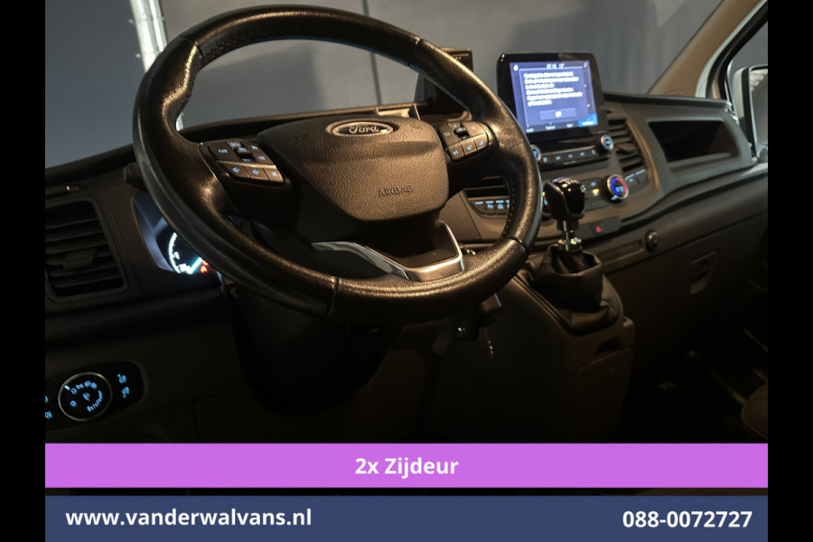 Ford Transit Custom 2.0 TDCI 130pk L1H1 Euro6 Airco | 2x zijdeur | Camera | Apple Carplay | LED | 2500kg Trekhaak Android Auto, Cruisecontrol, Verwarmde voorruit, Parkeersensoren, Bijrijdersbank