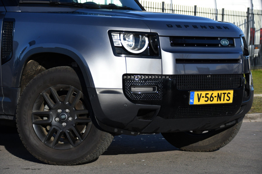 Land Rover Defender Hard Top 3.0 D250 110 MHEV S 360 Camera, Carplay, Automaat, Cruise, Grijs kenteken, 249pk, Leder, LED, Stuurverwarming, BOM VOL!