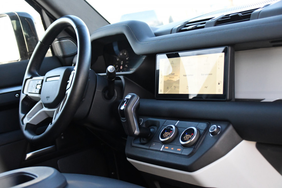 Land Rover Defender Hard Top 3.0 D250 110 MHEV S 360 Camera, Carplay, Automaat, Cruise, Grijs kenteken, 249pk, Leder, LED, Stuurverwarming, BOM VOL!