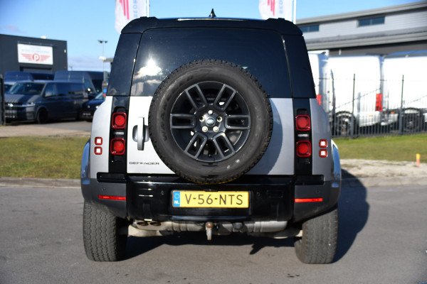 Land Rover Defender Hard Top 3.0 D250 110 MHEV S 360 Camera, Carplay, Automaat, Cruise, Grijs kenteken, 249pk, Leder, LED, Stuurverwarming, BOM VOL!