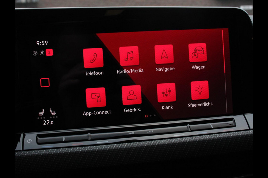 Volkswagen Golf 1.5 eTSI 150pk DSG R-Line Panorama dak Navigatie Apple Carplay/Android Auto Climate Control Camera Dab Extra Getint Glas Adaptive Cruise Control Virtual Cockpit Lichtmetalen Velgen