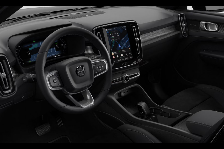Volvo EX40 Single Ext. Range Plus Black Ed. Europa / Elektrische stoelen / Panoramadak / Panoramadak / Apple Carplay / Android Auto / Harman kardon audio / Adaptive cruise control / Pilot assist / Lichtmetalen velgen /
