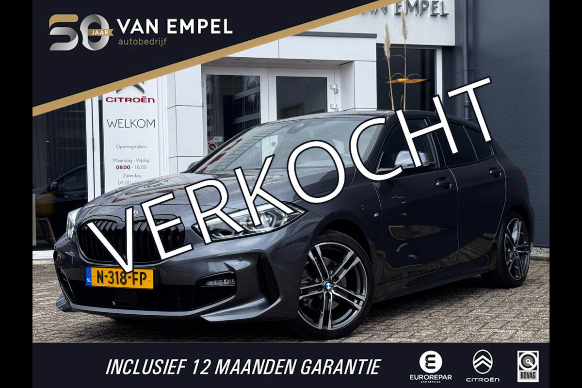 BMW 1-serie 118i M-Sport | M Interieur + Exterieur | NL-Auto | Leder + Stoelverwarming | Camera | LED | PDC Rondom |